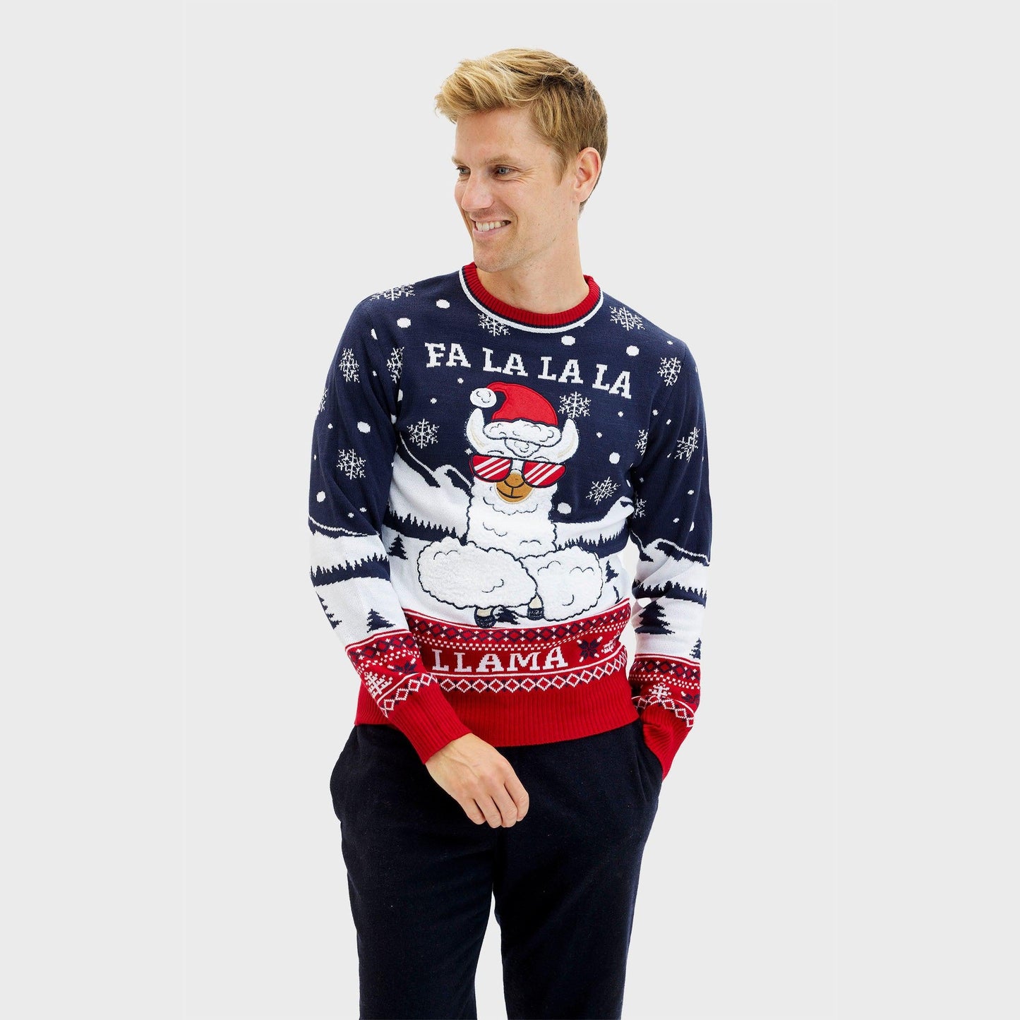 WW | Fa La La La Llama Pullover - Herren