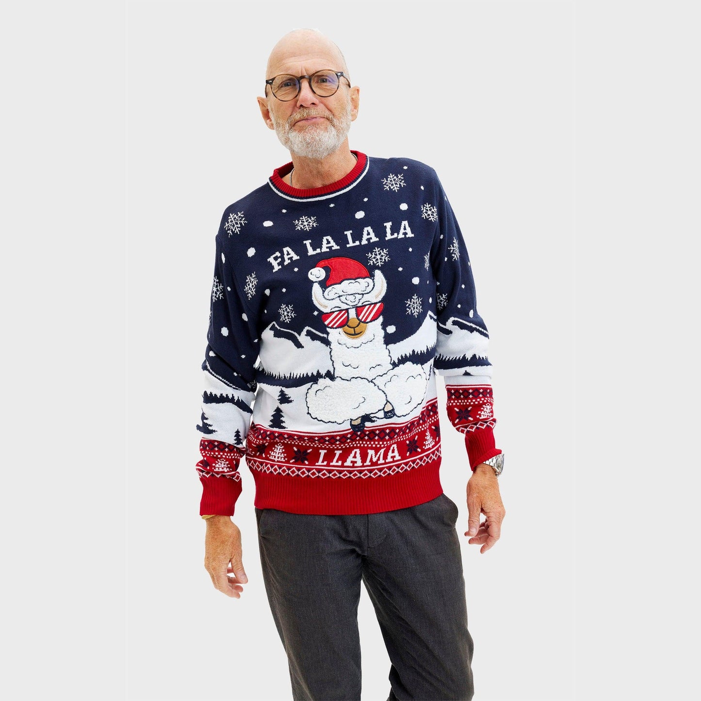 WW | Fa La La La Llama Pullover - Herren