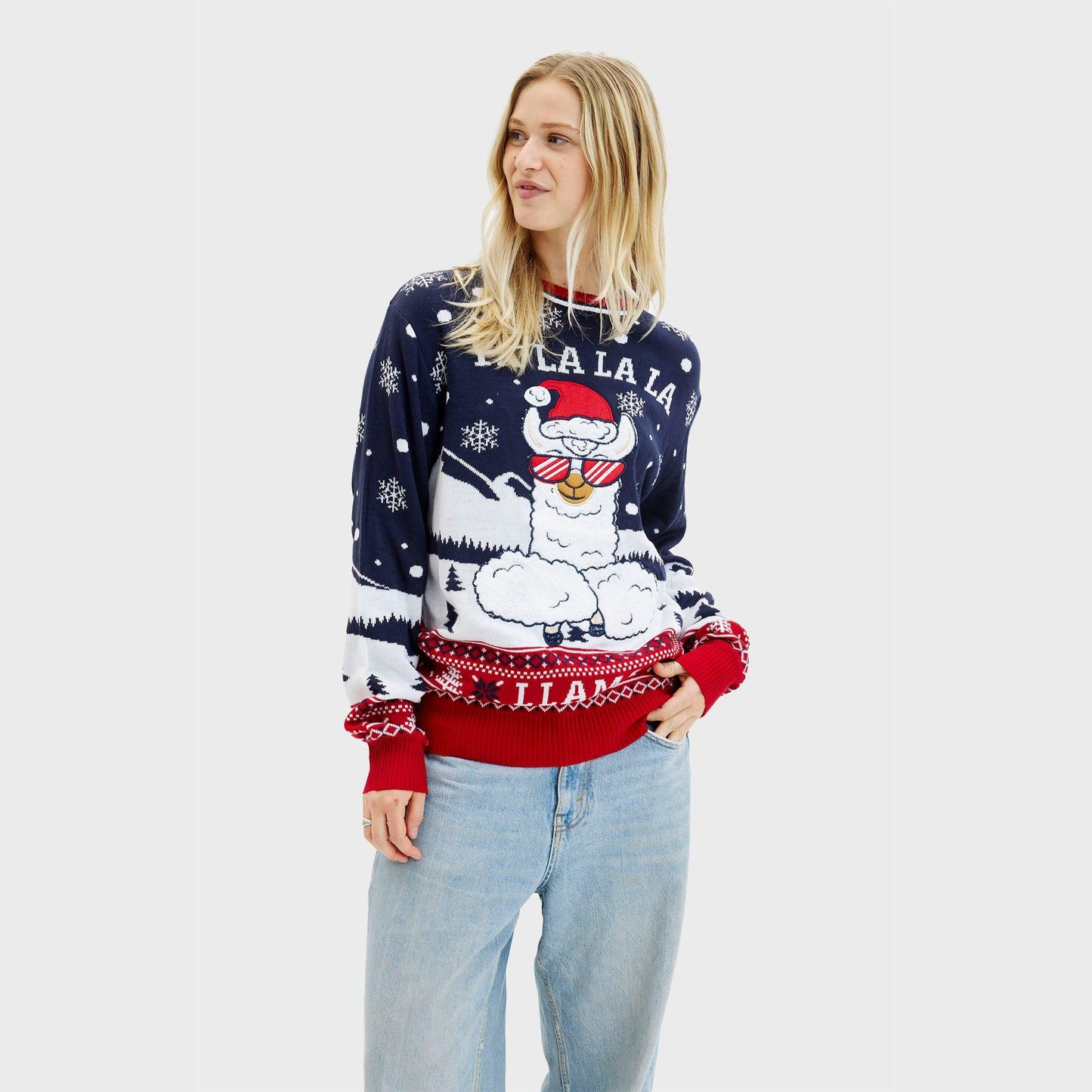 WW | Fa La La La Llama Sweater - Damen
