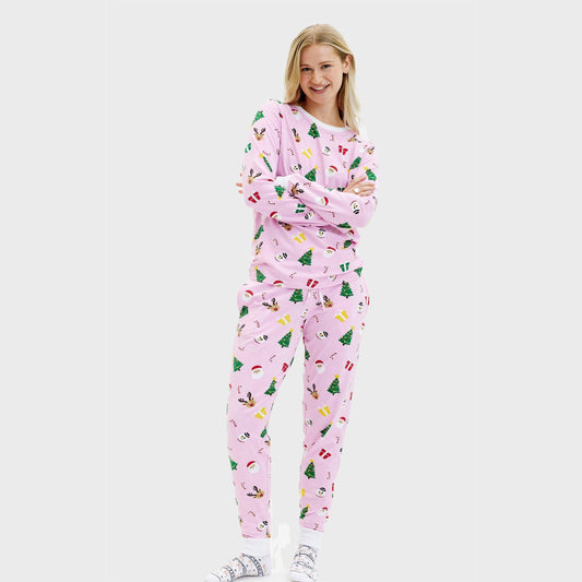 WW | Der Pinkish Weihnachts-Pyjama - Damen