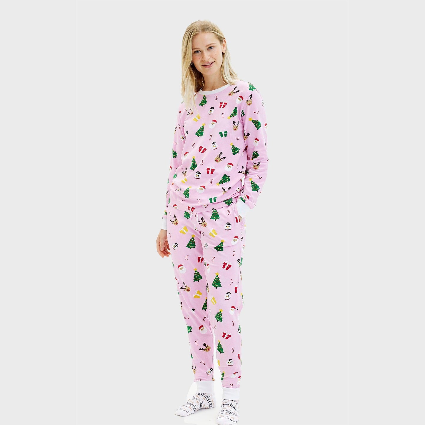 WW | Der Pinkish Weihnachts-Pyjama - Damen