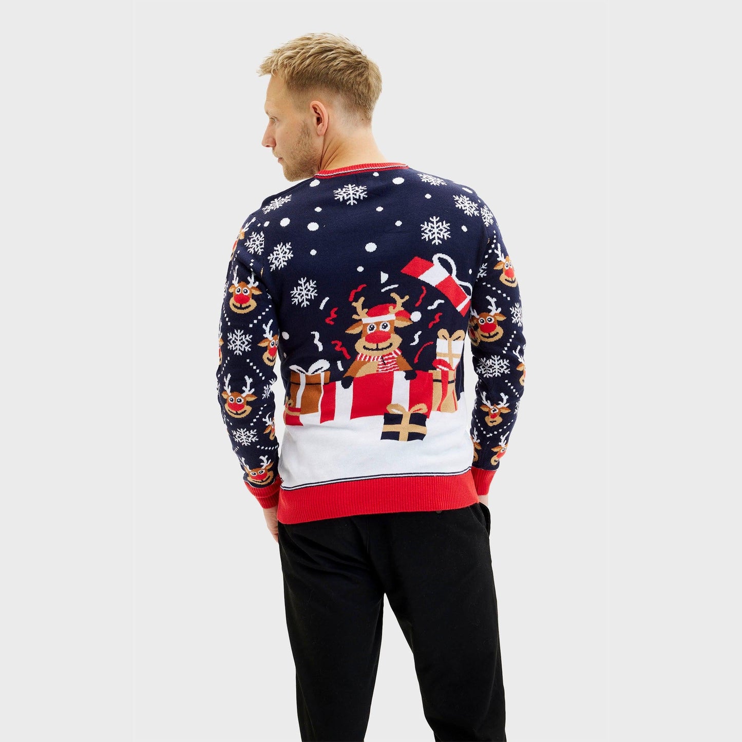 WW | Der Bringing Christmas Gifts Weihnachts-Pullover - Herren