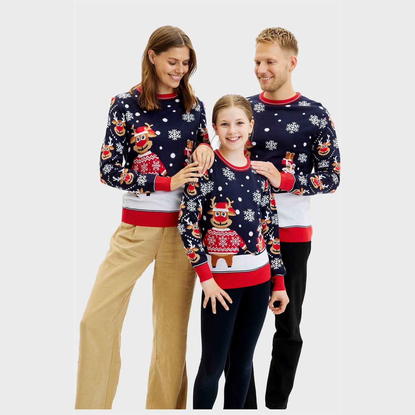 WW | Der Bringing Christmas Gifts Weihnachts-Pullover - Herren