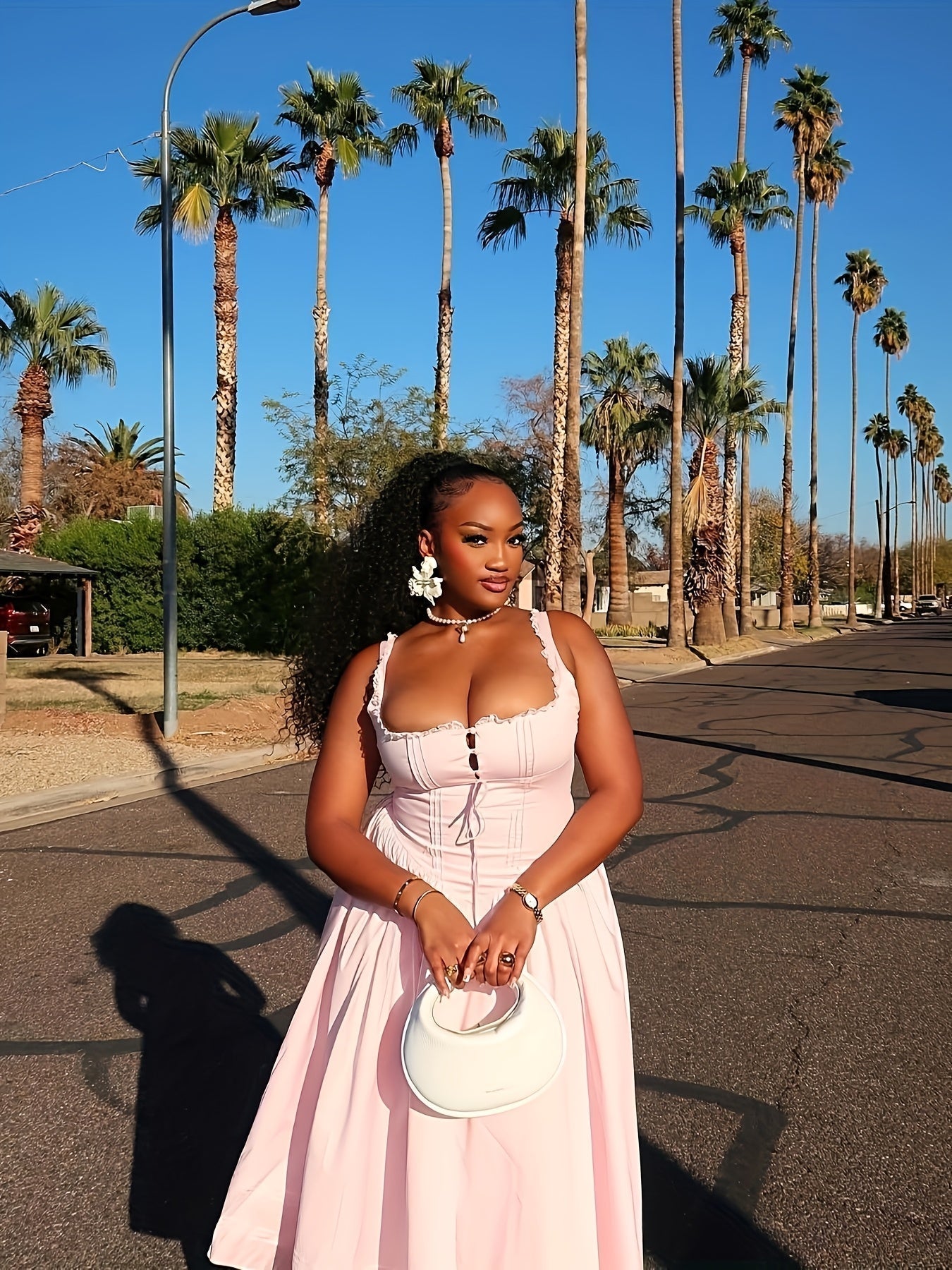 Celeste | Strapless Flared Dress