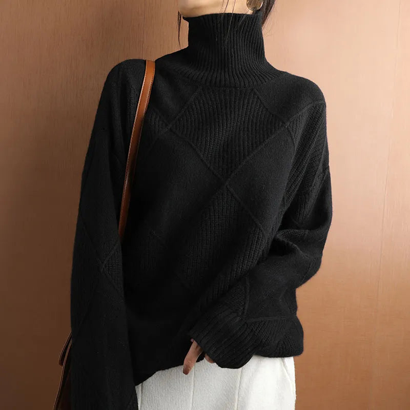 WW | Bequemer Weicher Rollkragenpullover