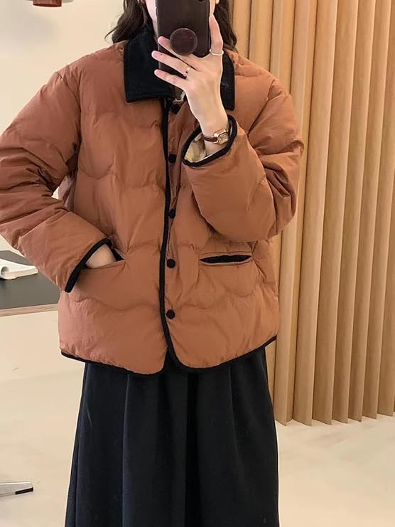 WW | Quilted Jacket with Collar and Button Placket