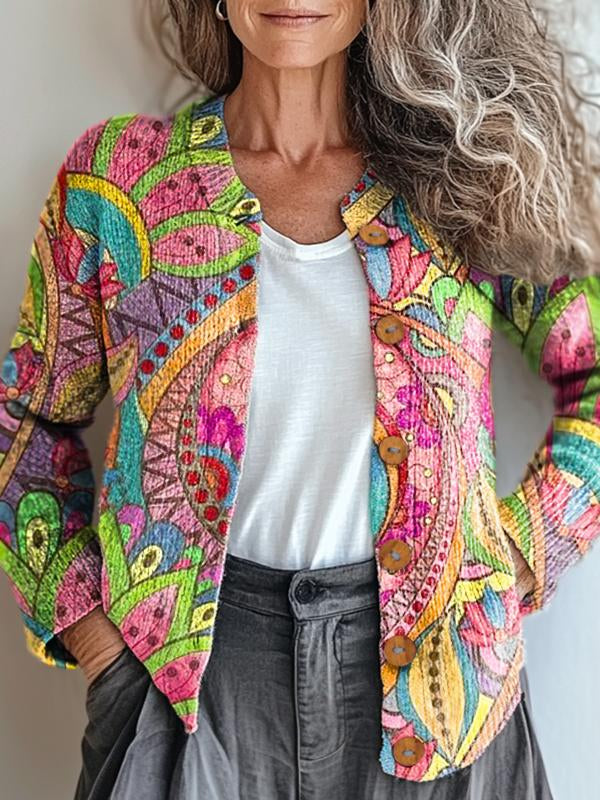 WW | Artistic Patterned Jacket