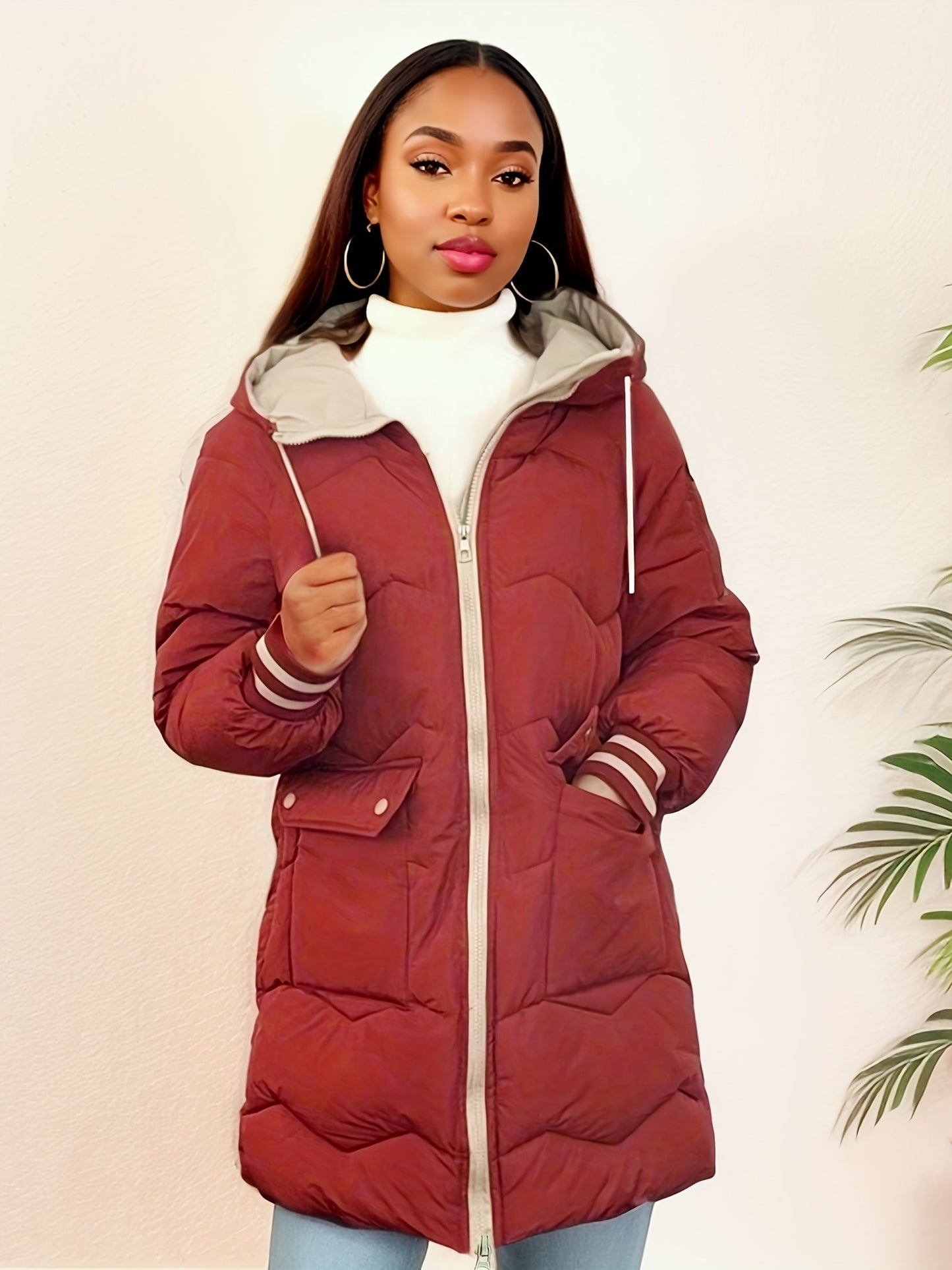 WW |  Warme Winter-Pufferjacke für Damen