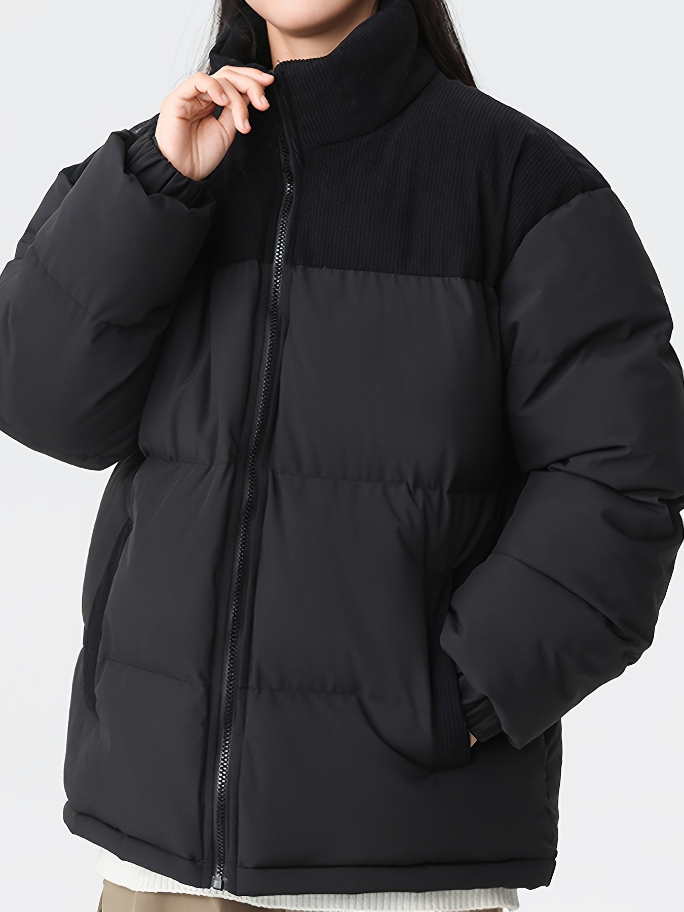 WW | Men's Colorblock Winter Jacket - Perfect for Outdoor Activities