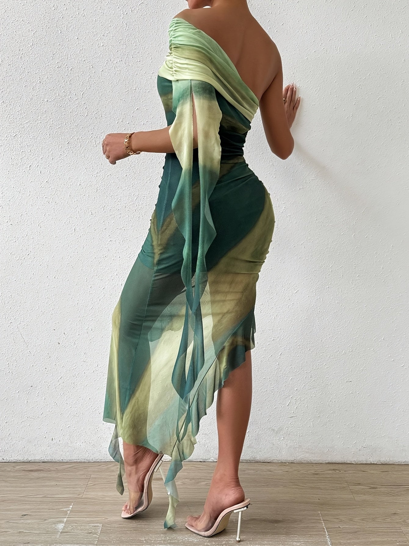 Sophia | Off-the-shoulder Dress with Asymmetric Hem