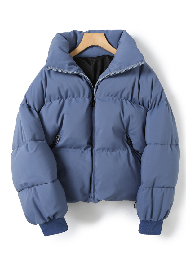 WW | and versatile slim-fit loose short cotton jacket