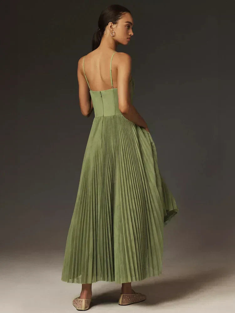 WW | Leben Midi Kleid plissierter Tüll mit Bustier