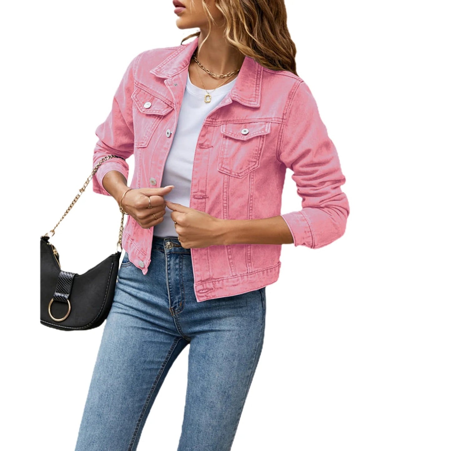 WW | Summer denim jacket with buttons