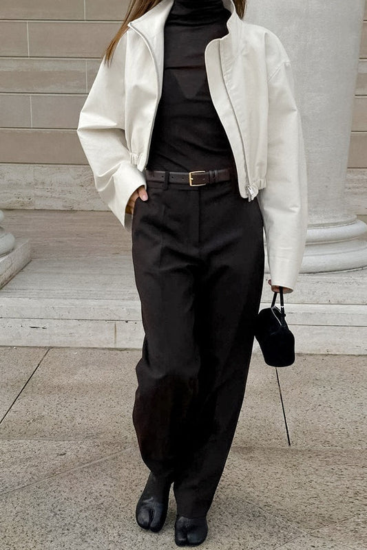 WW | Minimalist Weißer Trenchcoat