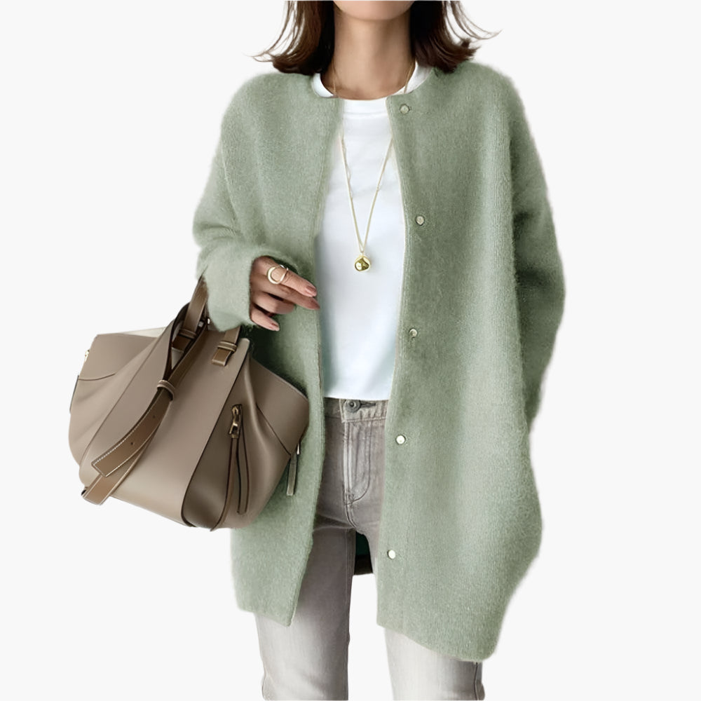 WW | Strickjacke im Oversize-Look - Modischer Casual Cardigan für Alltag und Büro
