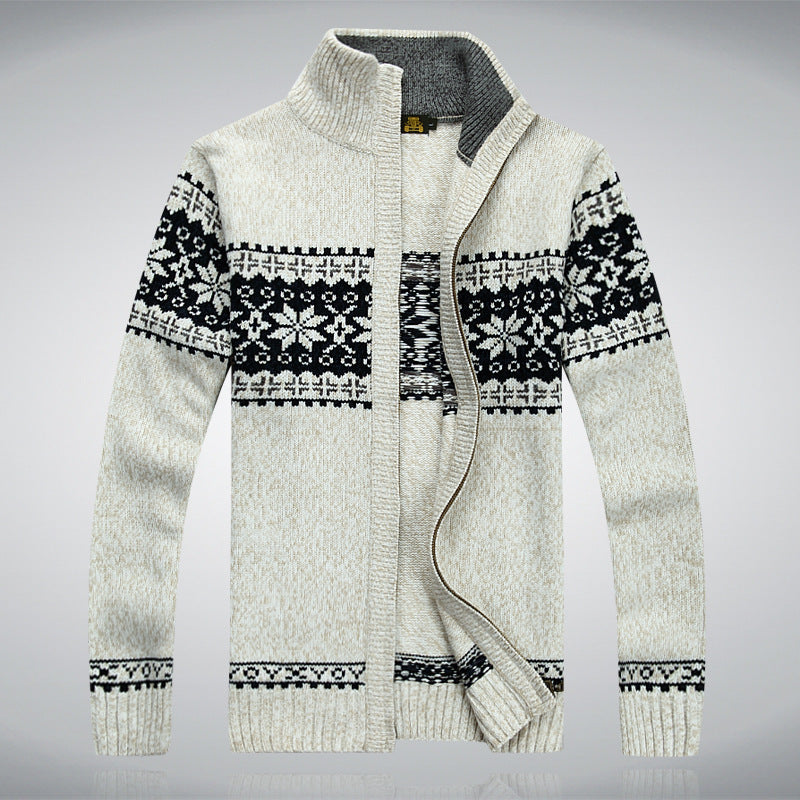 WW | Stylische Strickjacke mit Reißverschluss für Männer