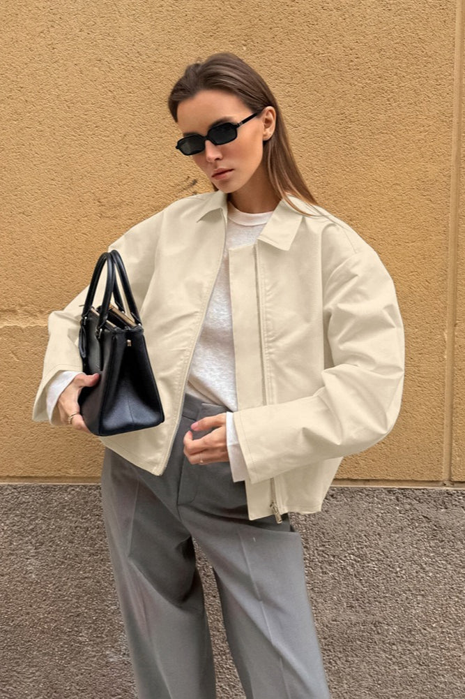 WW | Passform Khaki Baumwolljacke