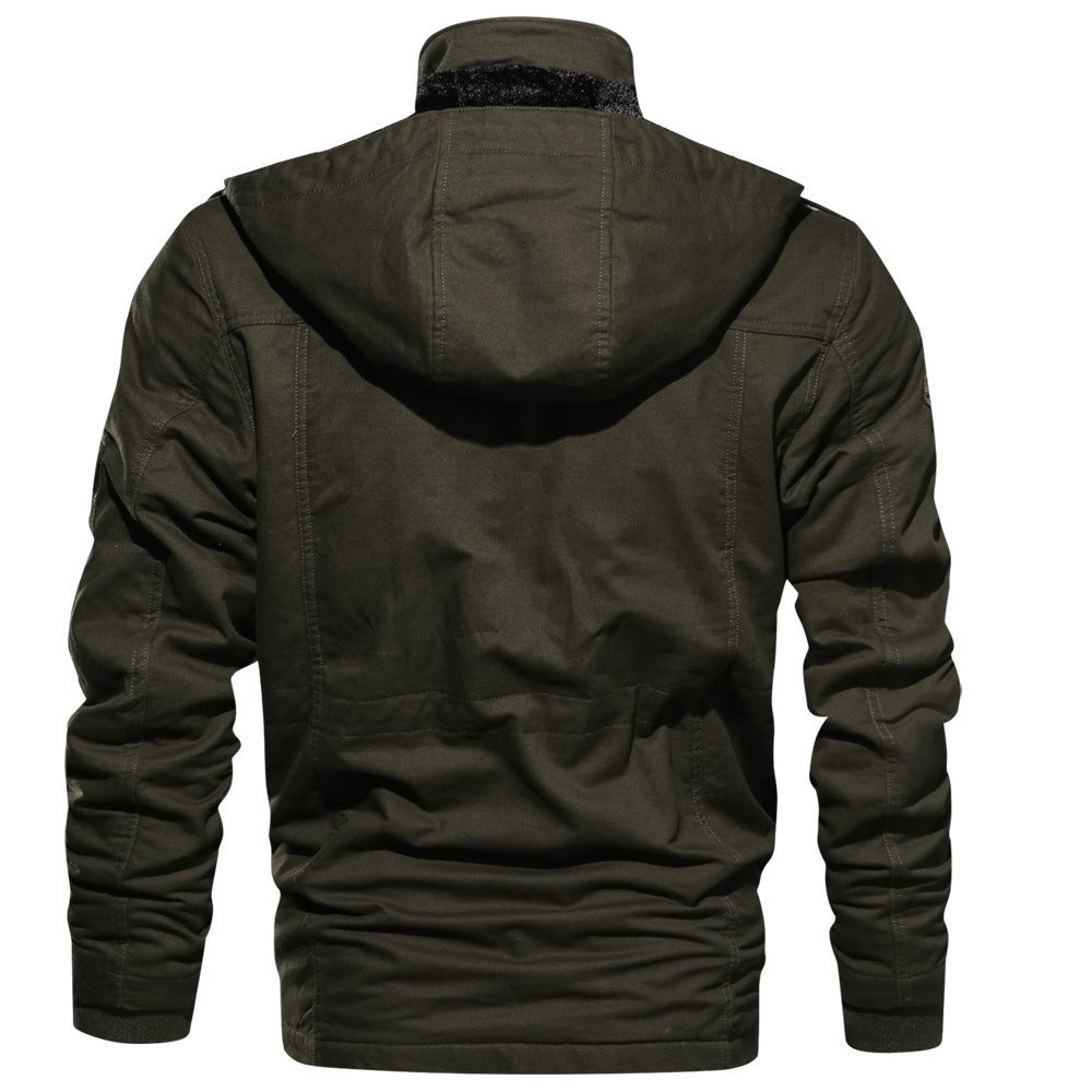 WW | Herren gefütterte Baumwollwinterjacke