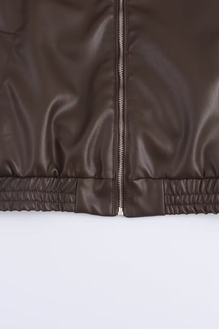 WW | Leder Freizeit Reversjacke
