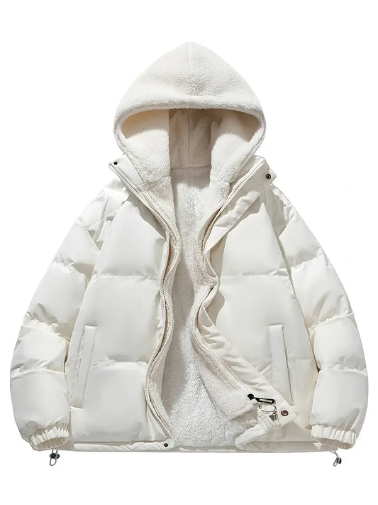 WW | Gemütliche Fleece-Winterjacke mit Kapuze
