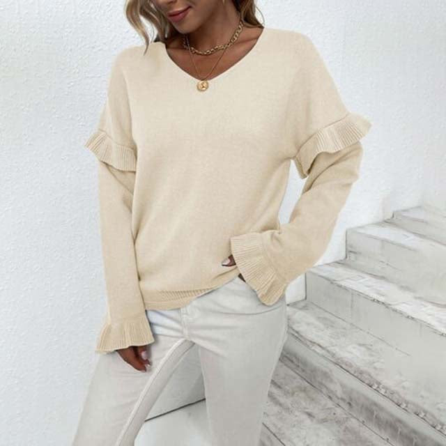 WW | Lässiger und Bequemer Strickpullover für Damen