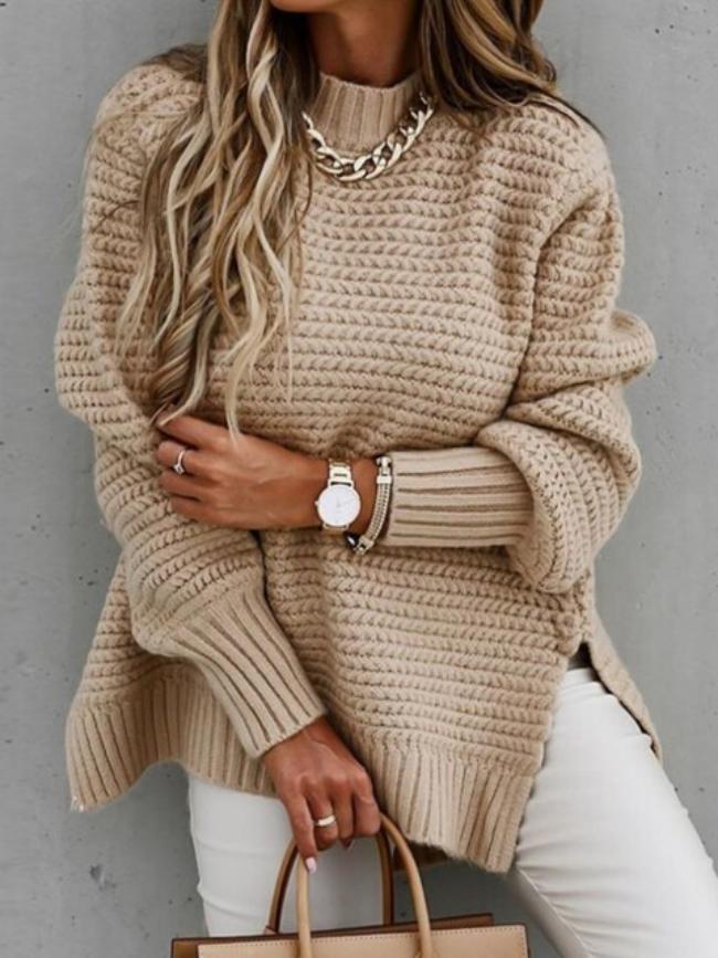 WW | Kuscheliger Strickpullover mit eleganter Passform