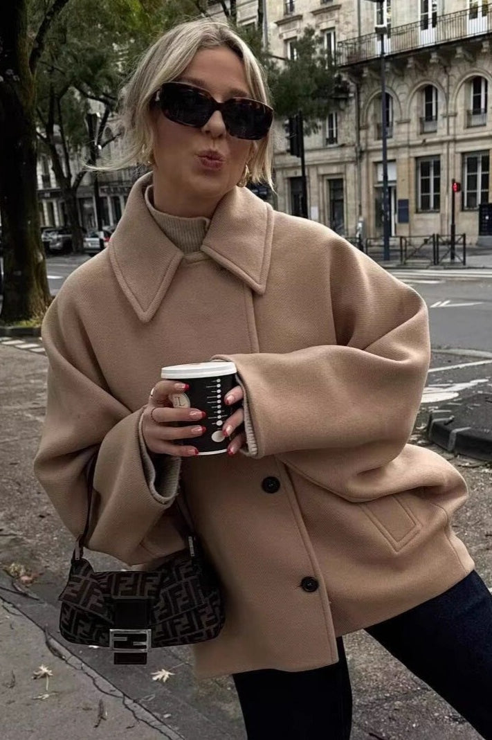 WW | Passform Kurze Wollmischjacke