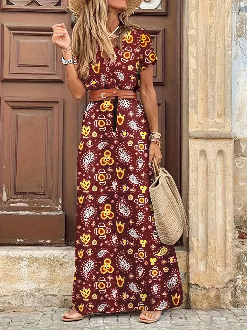 WW | Blumiges Maxikleid für Frauen