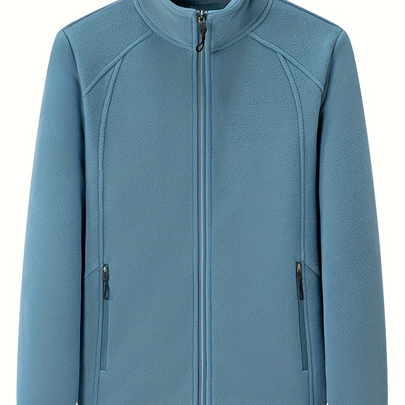 WW | Plüsch Damen Outdoorjacke mit Hohem Kragen und Langen Ärmeln