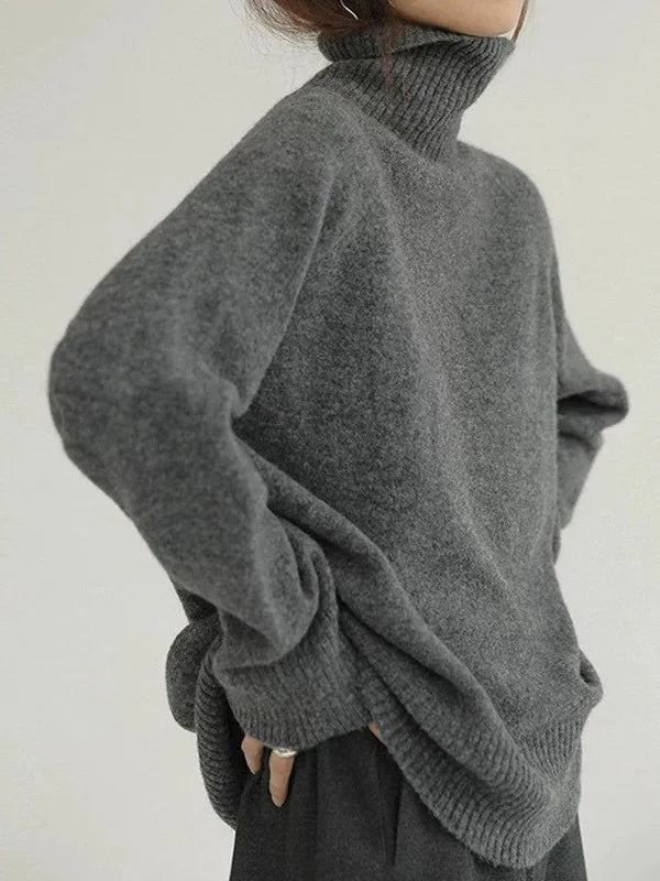 WW - Lässiger Cashmere-Rollkragenpullover Für Frauen