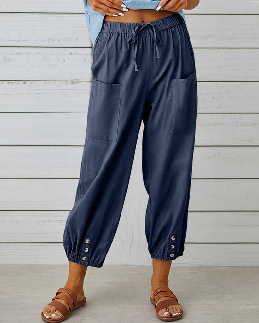 WW | Loose-Fit High-Waist Trousers