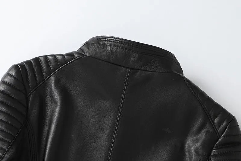 WW | Women's Short PU Leather Biker Jacket