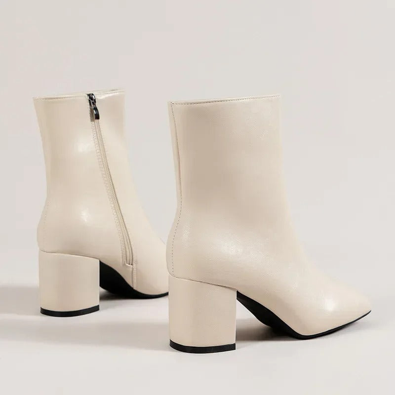 WW | Bequeme Damen Stiefeletten mit Absatz