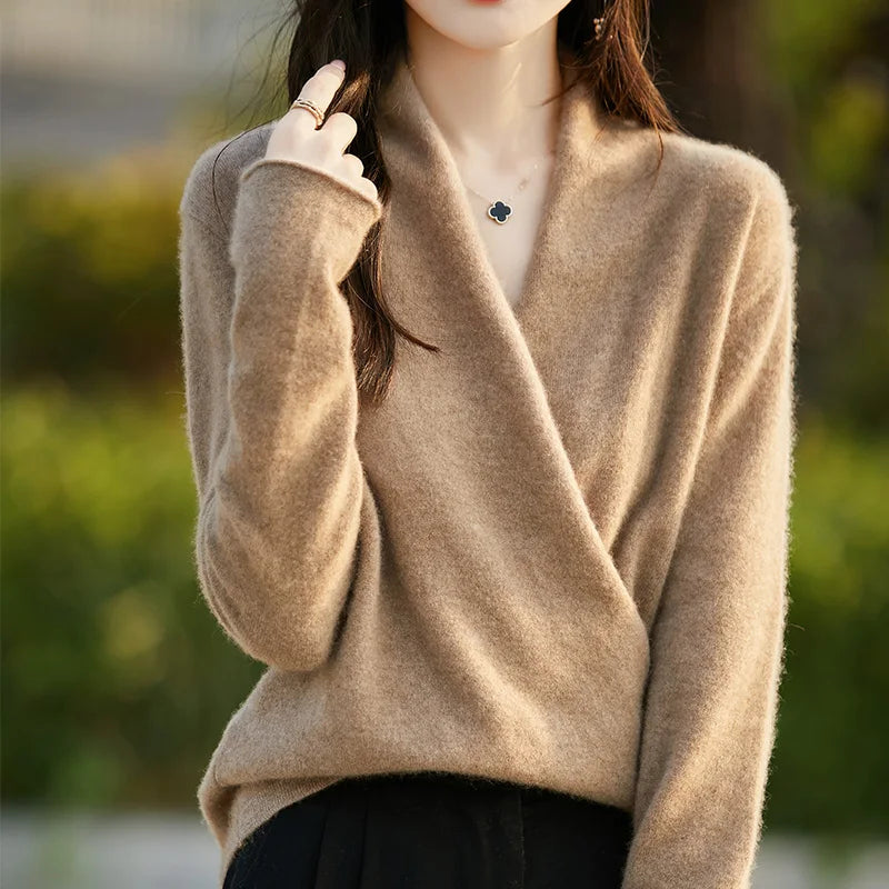 WW | Kaschmir Wickelpullover