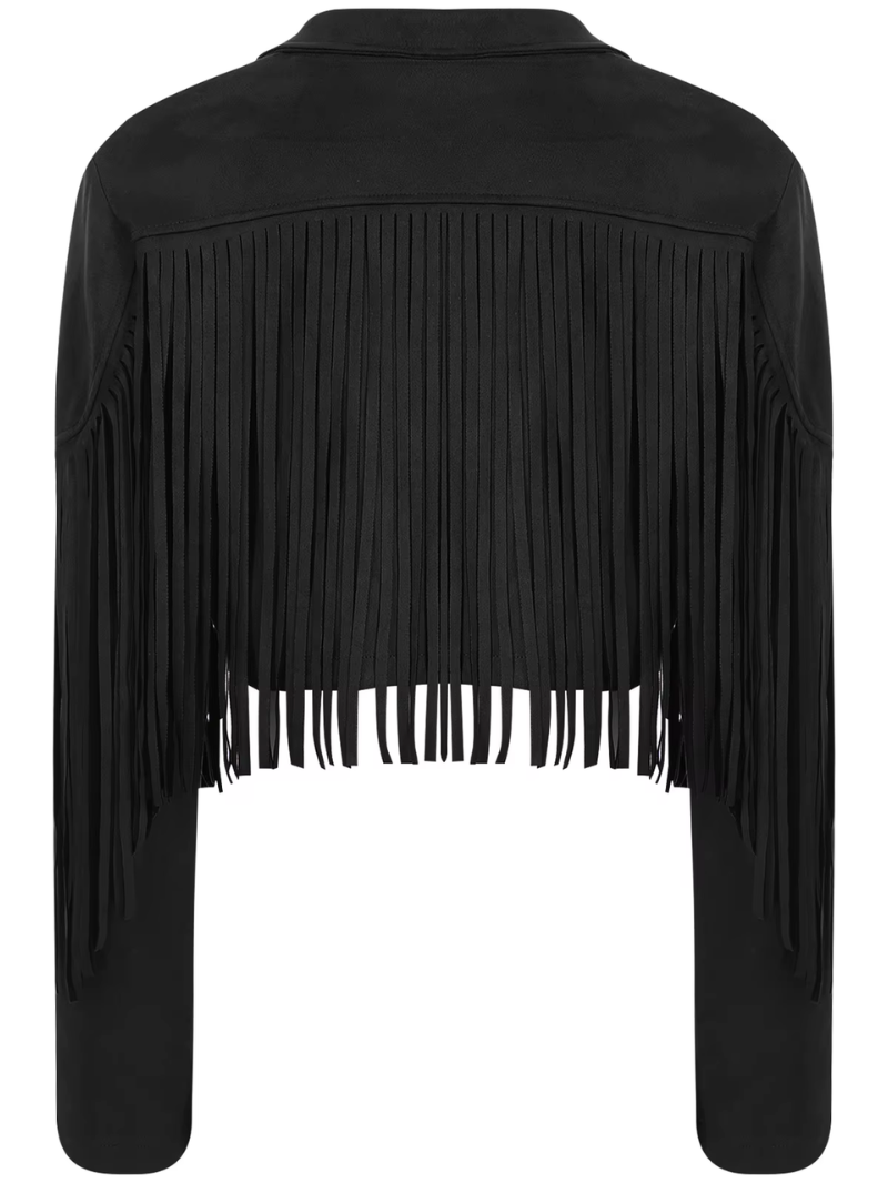 WW | Brown jacket with fringes