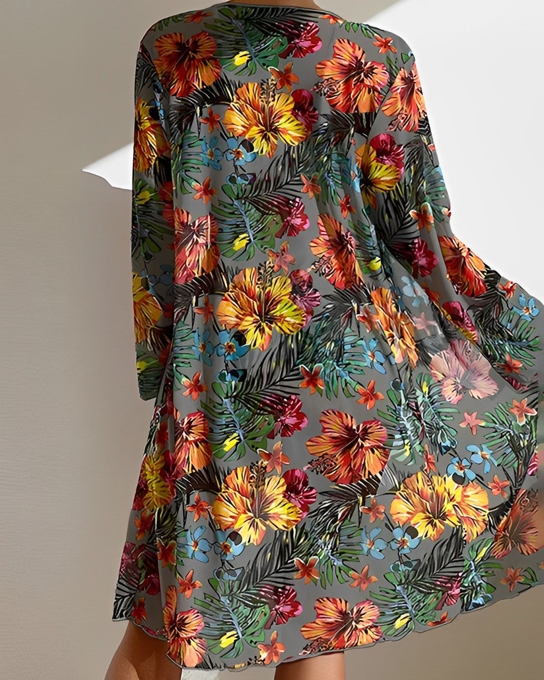 WW | Bikini Satz Mit Hoher Taille Und Tropischem Print Für Damen