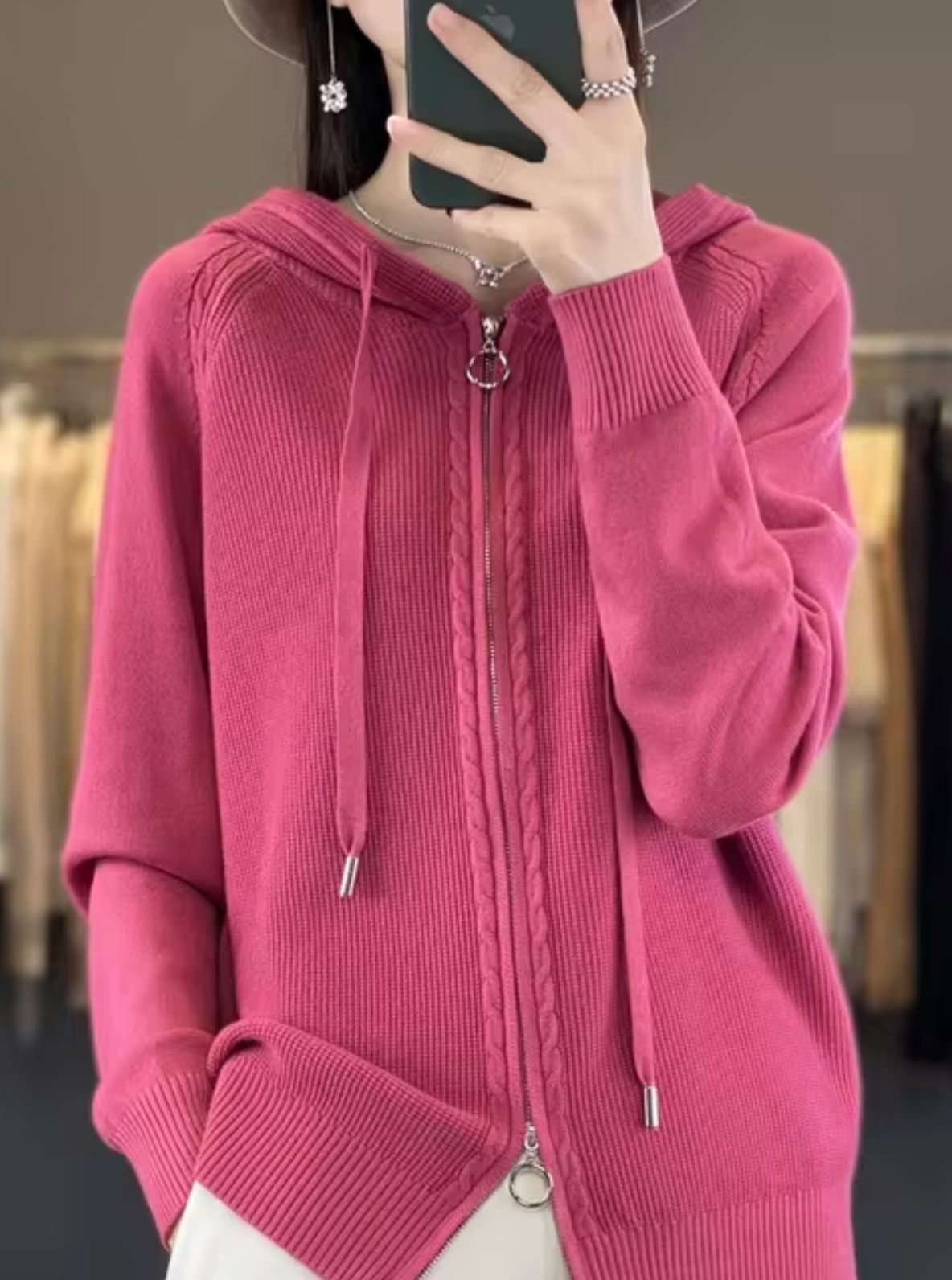 WW | Cardigan with hood