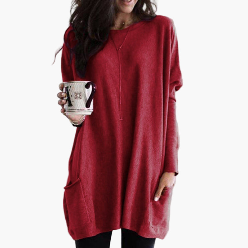 WW | Longpullover im Oversize-Stil - Bequemer Casual-Look für Herbst und Winter