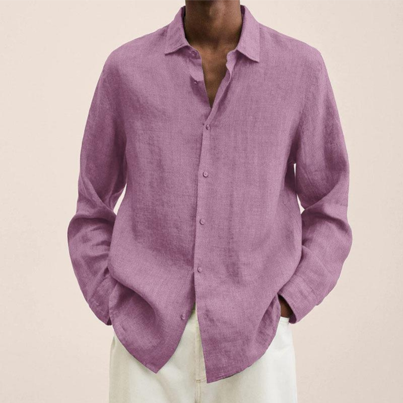 WW | Men's Long Linen Shirt
