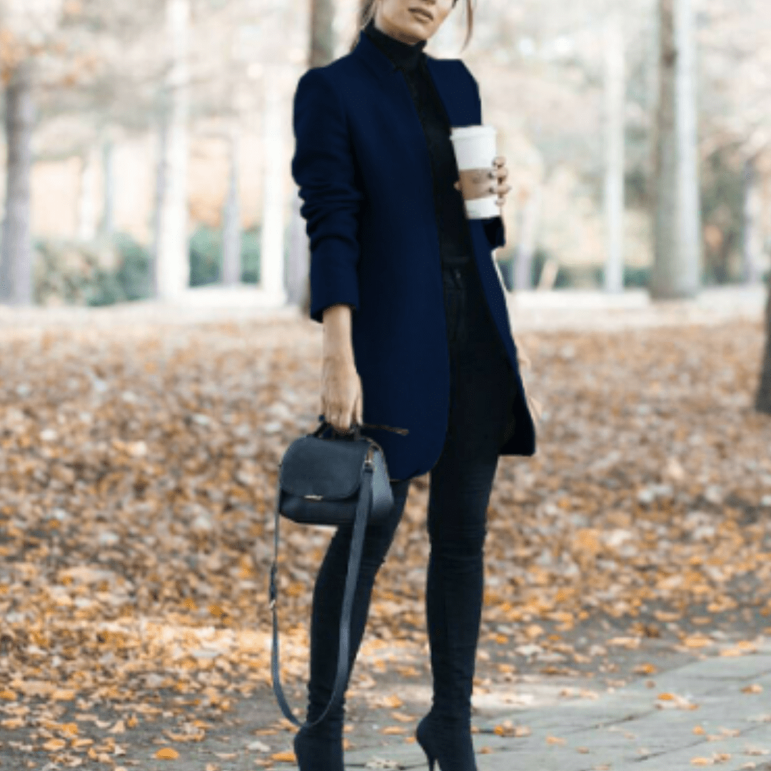 WW | Longline Coat - Open Front - Tailored Silhouette