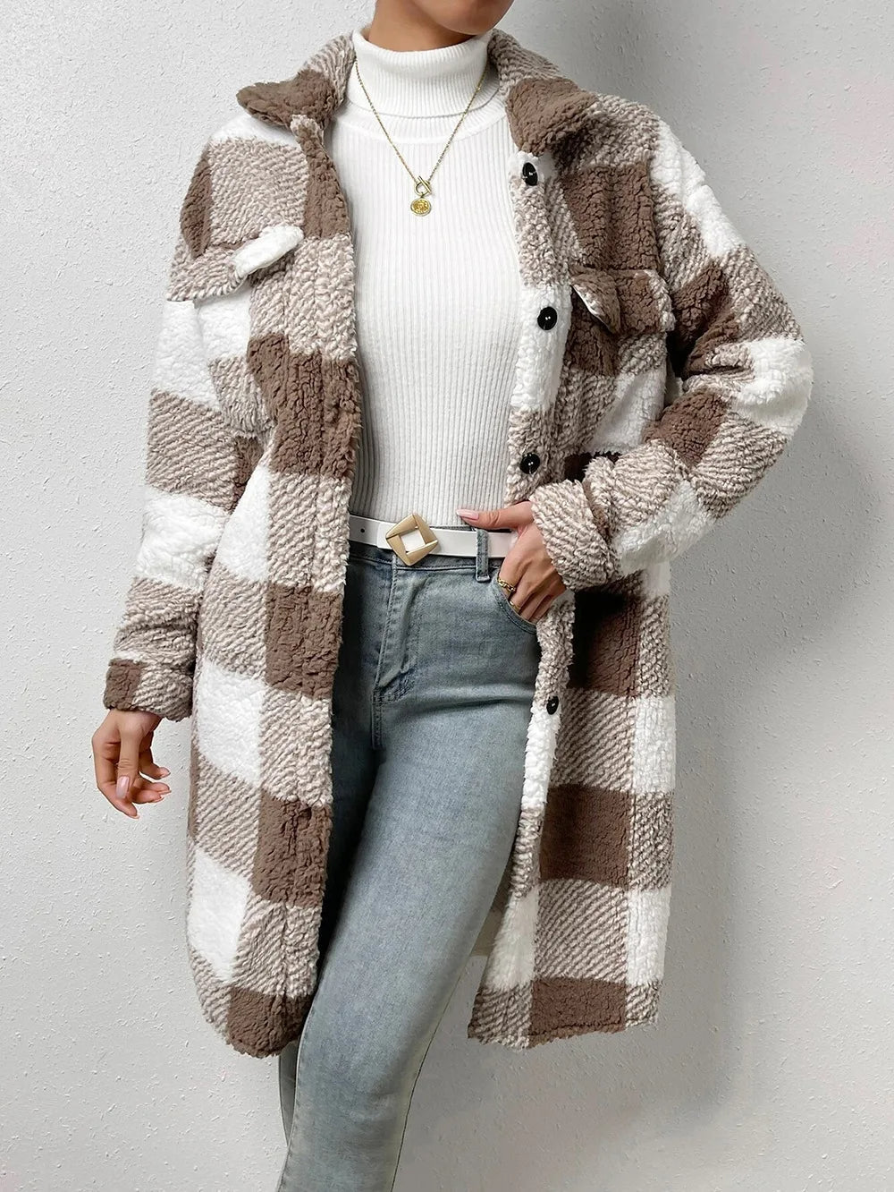 WW | Karierte Sherpa