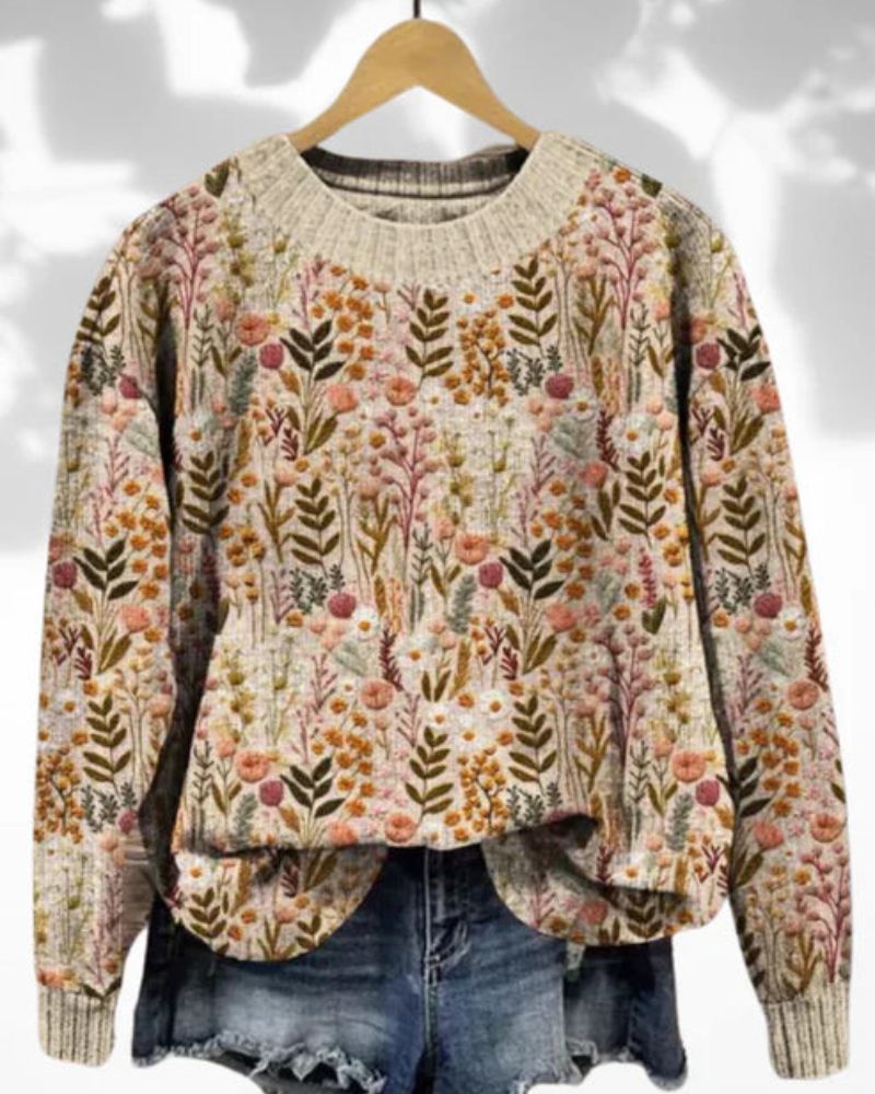 WW | Comfortable floral sweater