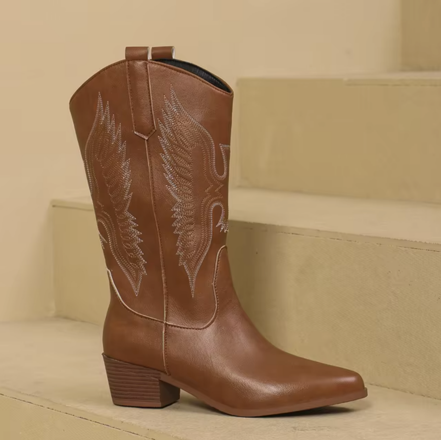 WW | Leather Cowgirl Boots