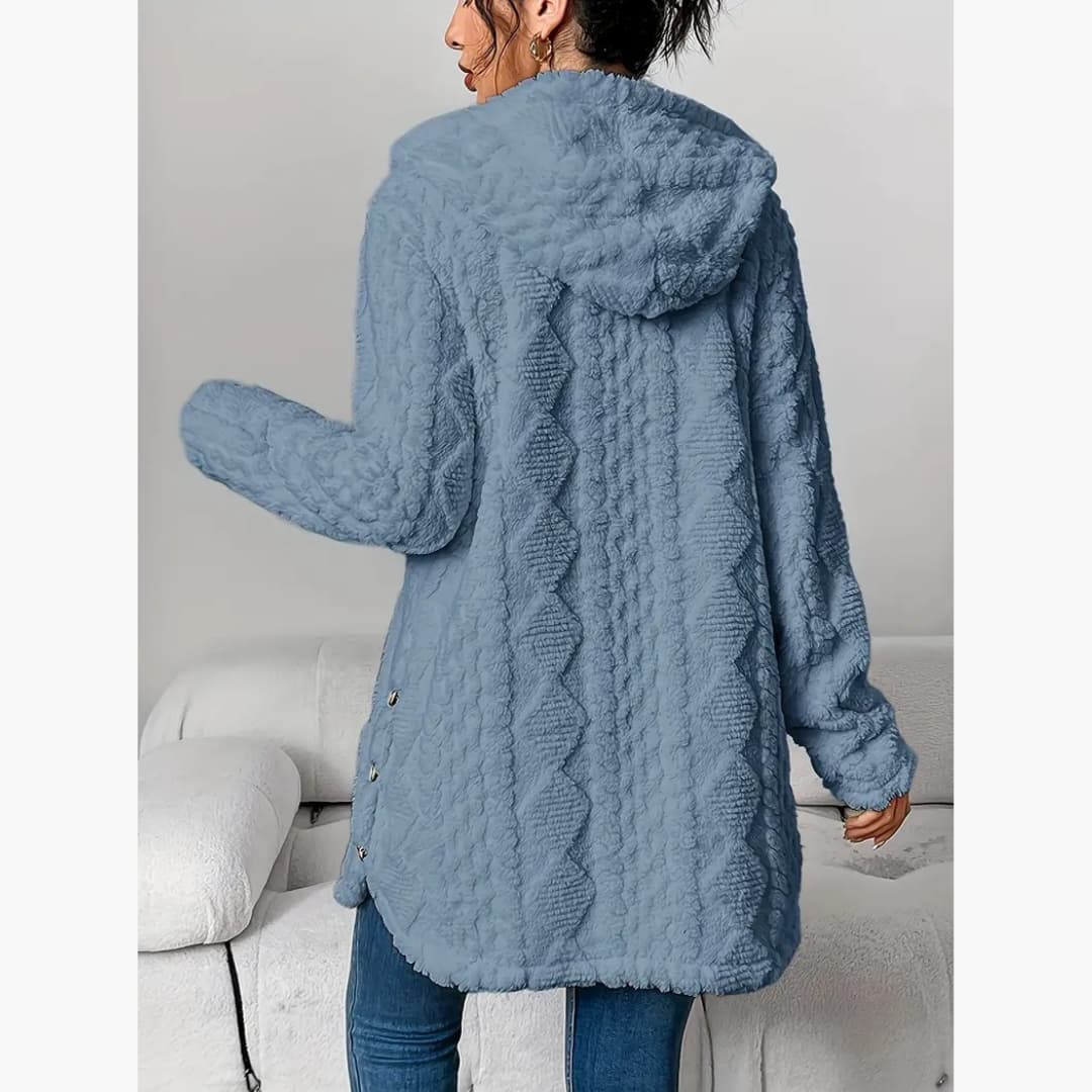 WW | Cozy Hoodie with Teddy Pullover for Women