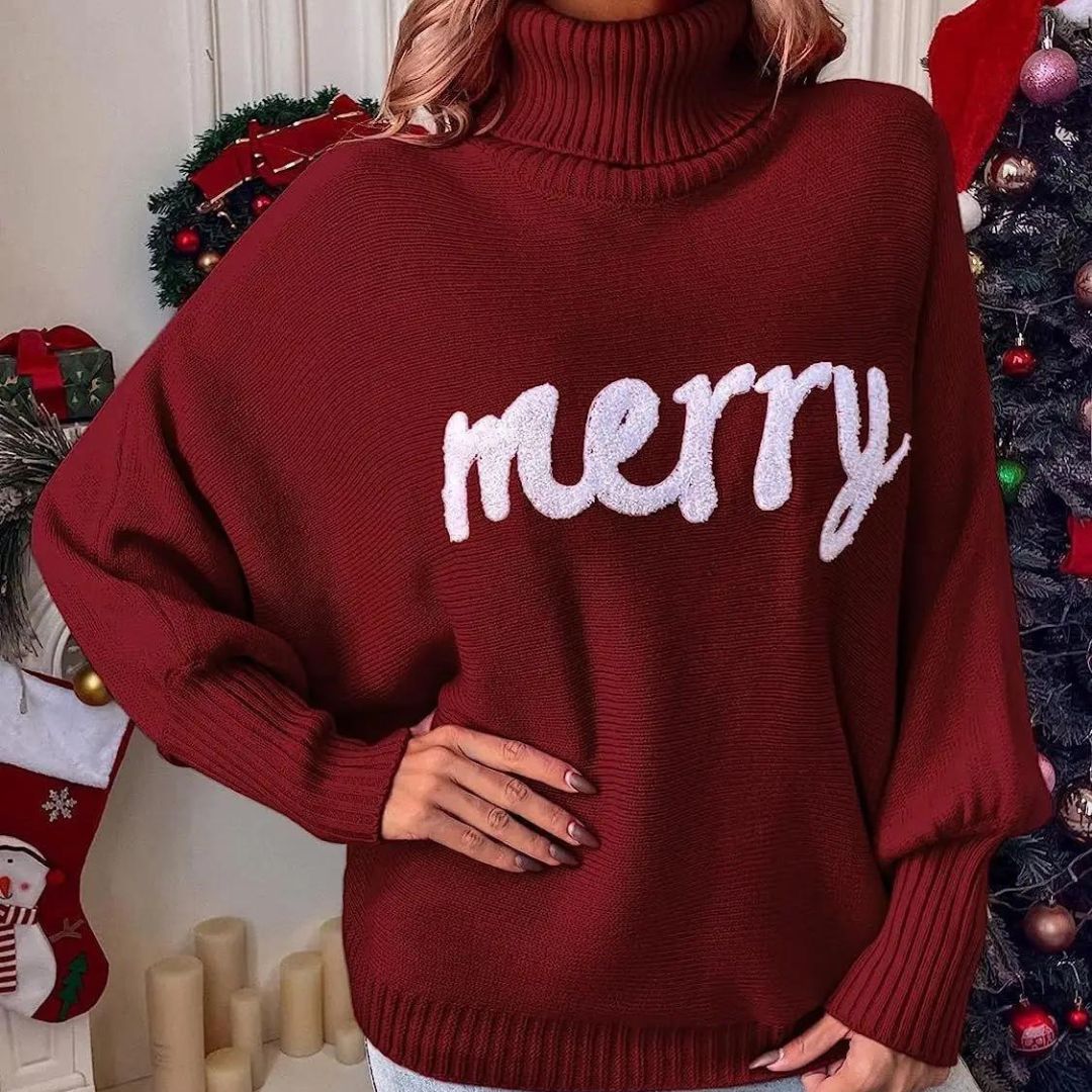 WW | Festlicher Pullover für Frauen mit Rollkragen
