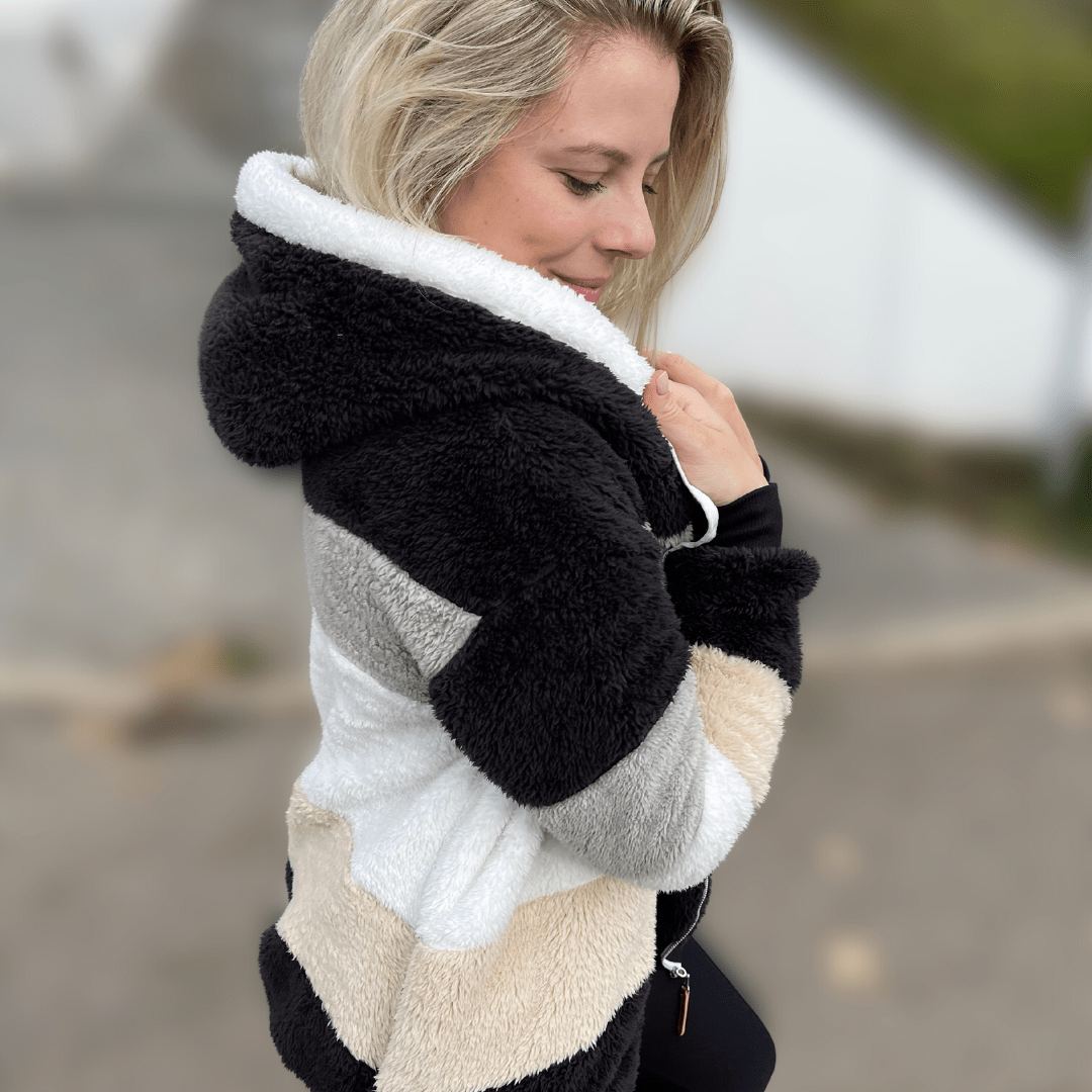 WW | Multi-coloured Fleece Jacket for Women