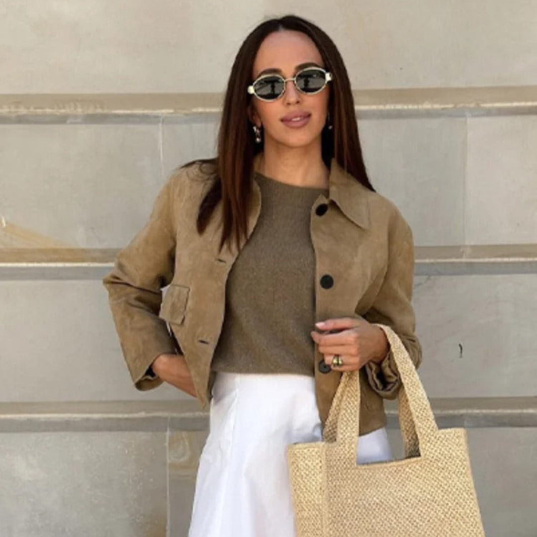 WW | Beige Leather Jacket