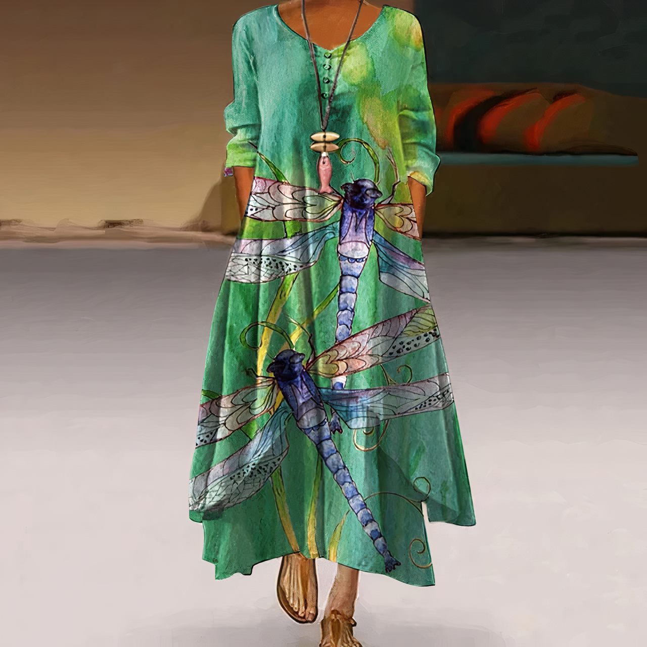 WW | Elegantes Mode Baumwollkleid