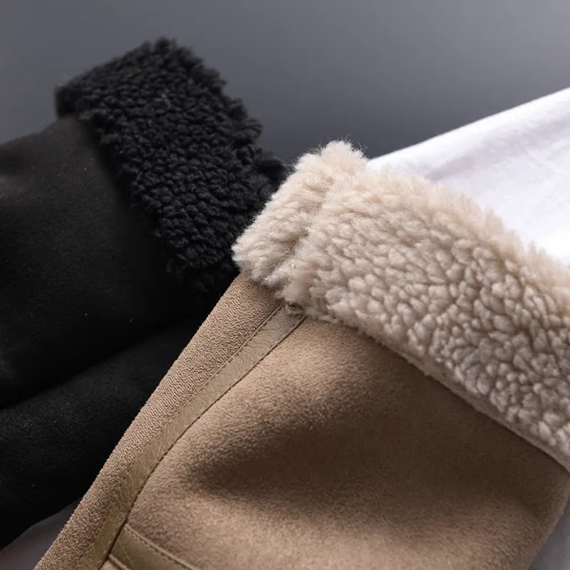 WW | Suede Winter Jacket Warm & Stylish