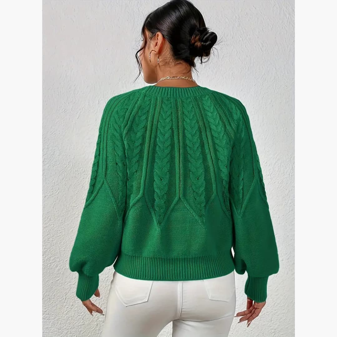 WW | Women's Classic Cable Knit Sweater